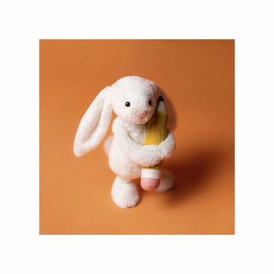 Jellycat Bashful Conejo with Pencil | PKUB-71652